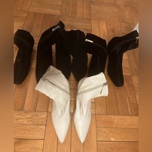 ZARA ankle boots (4pairs)